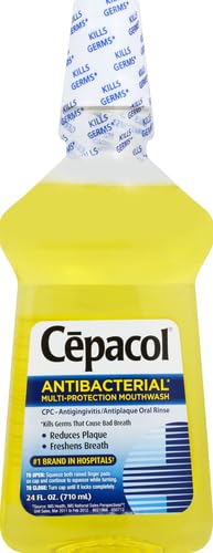 Cepacol Antibacterial Mouthwash, Gold, 24oz