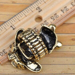 Alilang Adjustable Antique Golden Tone Multicolored Rhinestones Frog Toad Ring