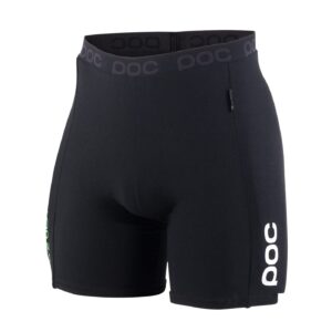 poc, hip vpd 2.0 shorts, padded mountain biking armor for men and women, black, m