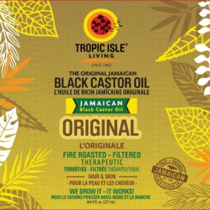 Jamaican Black Castor Oil 8oz - For Hair Growth, Skin Conditioning, Eyebrows & Eyelashes, Scalp and Nail Care. Strengthen, Moisture & Repair