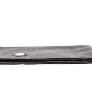 Big Skinny Men's World Bi-Fold Slim Wallet with Zippered Pocket, Holds Up to 35 Cards, Black