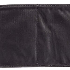 Big Skinny Men's Super Skinny Bi-Fold Slim Wallet, Holds Up to 30 Cards, Black