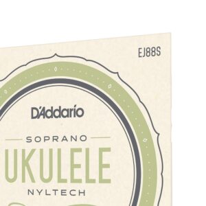 D'Addario EJ88S Nyltech Ukulele Strings, Soprano