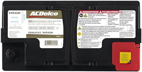 ACDelco Gold 94RAGM (88864542) 36 Month Warranty AGM BCI Group 94R Battery