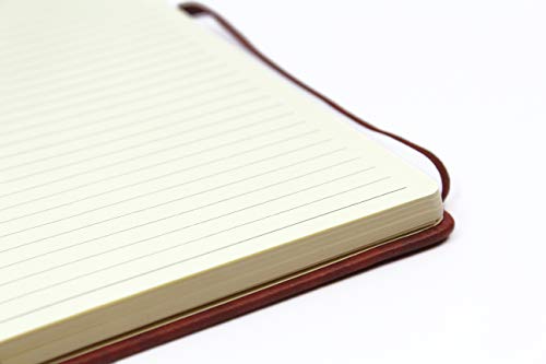 Silvine Executive Soft Feel Pocket Notebook Ruled with Marker Ribbon 160pp 90gsm 143x90mm Tan Ref 196T