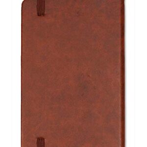 Silvine Executive Soft Feel Pocket Notebook Ruled with Marker Ribbon 160pp 90gsm 143x90mm Tan Ref 196T