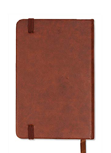 Silvine Executive Soft Feel Pocket Notebook Ruled with Marker Ribbon 160pp 90gsm 143x90mm Tan Ref 196T