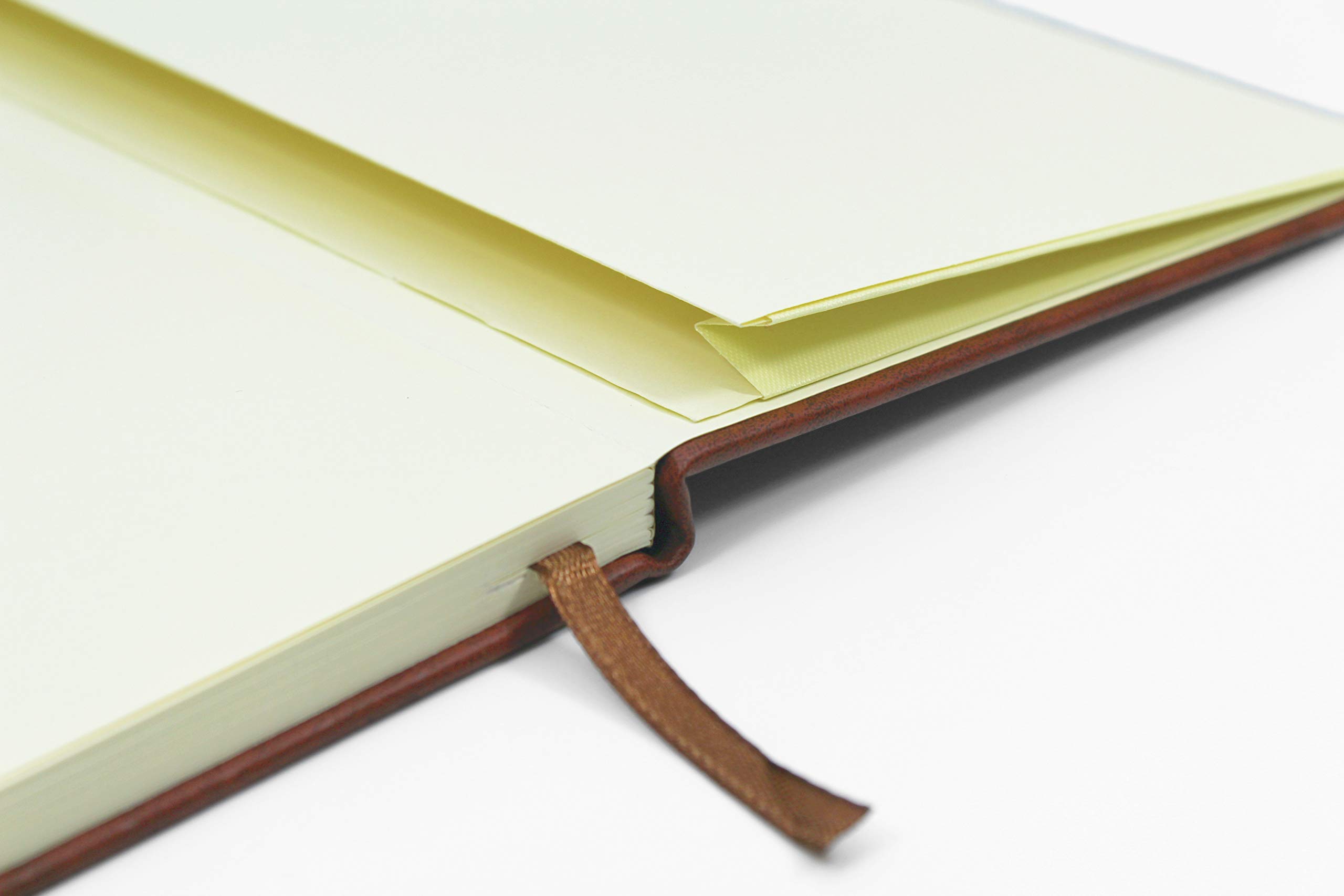 Silvine Executive Soft Feel Notebook Ruled with Marker Ribbon 160pp 90gsm A4 Tan Ref 198TN