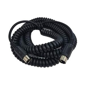 cable up cu/md825 25' midi male to midi male coiled midi cable