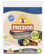 Mission Carb Balance Large/Burrito Whole Wheat Tortillas 8 per package (Pack of 6) by Mission Foods