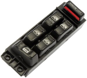 dorman 901-090 front driver side power window switch- front driver side, 6 button compatible with select cadillac / chevrolet / gmc models