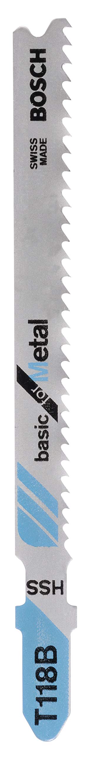 Bosch Home and Garden 2609256730 Jigsaw Blade HSS, T 118 B