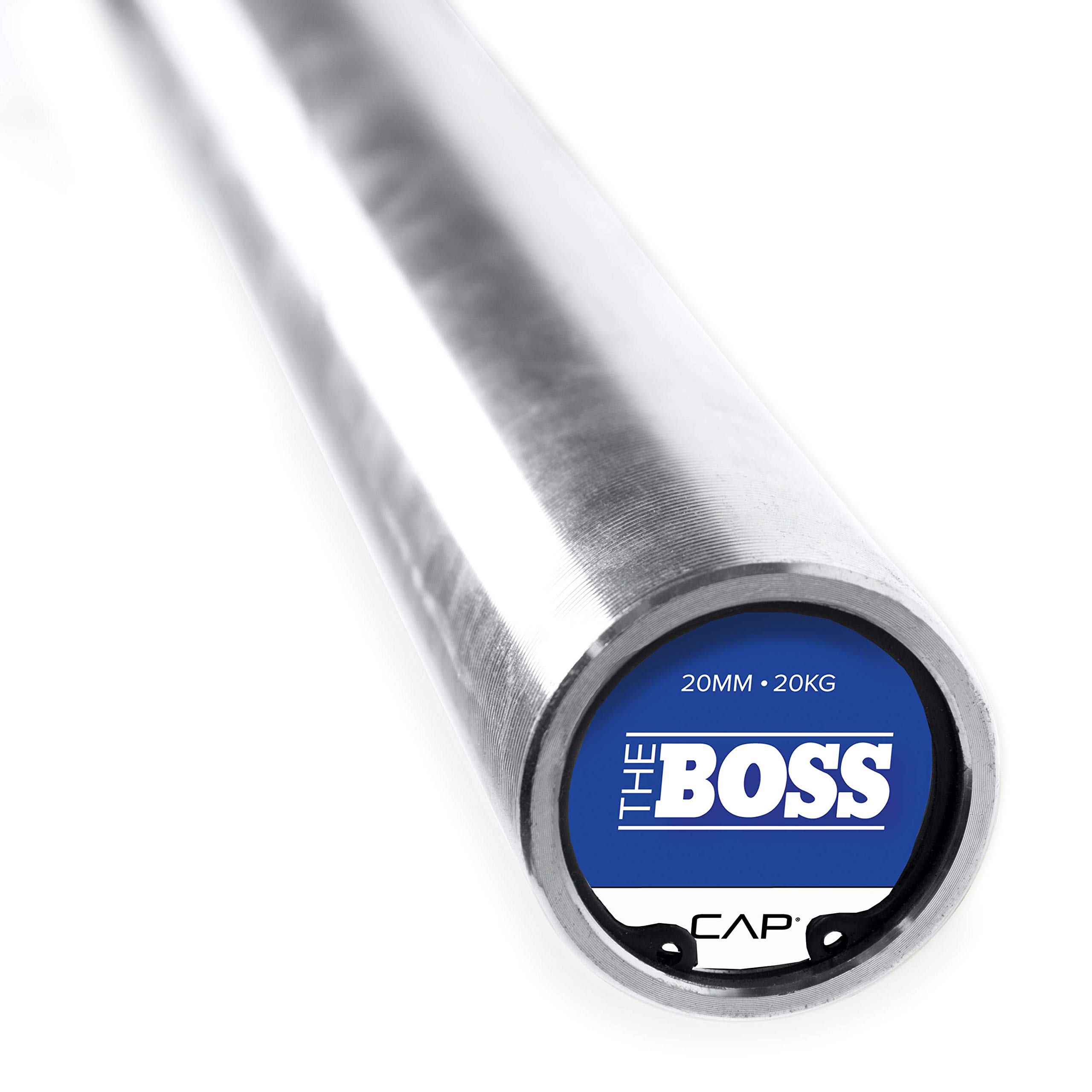 CAP Barbell THE BOSS Silver Zinc Olympic Bar