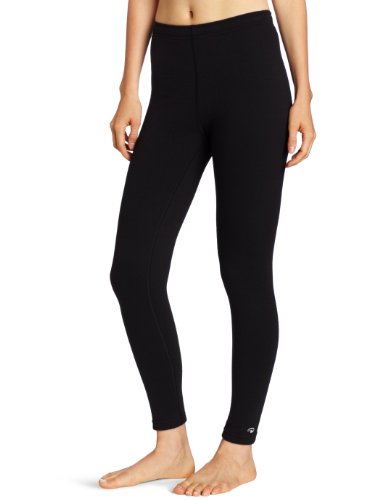 Duofold Women's Heavy Weight Double Layer Thermal Leggings, Black, Large