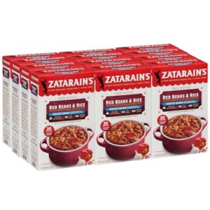 zatarain's reduced sodium red beans & rice, 8 oz (pack of 12)