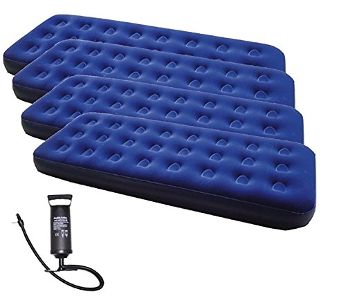 4 of Single Size AIR Mats, and Air Pump Combo