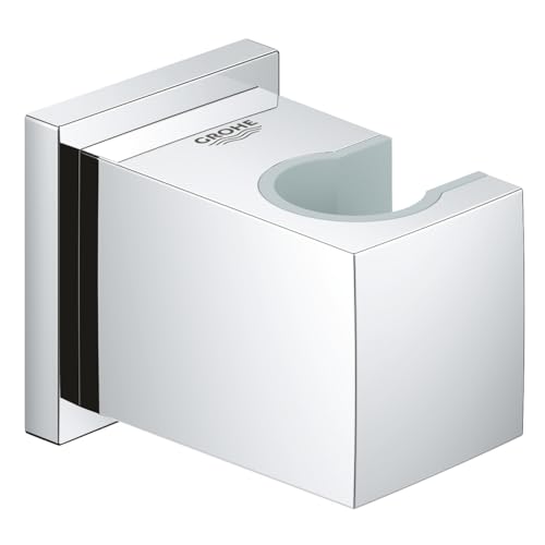 GROHE 27693000 Euphoria Cube Wall Mount Hand Shower Holder, StarLight Chrome