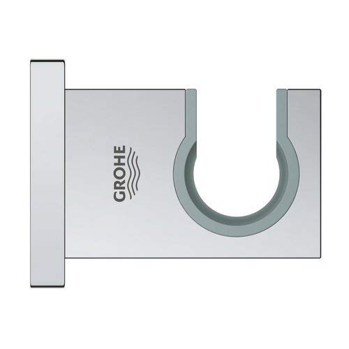 GROHE 27693000 Euphoria Cube Wall Mount Hand Shower Holder, StarLight Chrome