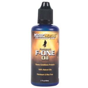 musicnomad f-one fretboard oil cleaner & conditioner 2 oz (mn105)