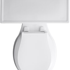 Kohler K-3933-0 Memoirs Comfort Height Two-Piece Round Front Toilet with Stately Design, White - 567212