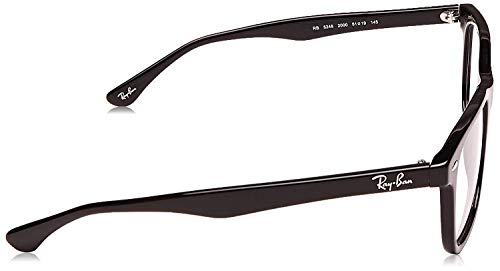 Ray-Ban RX5248-2000 Eyeglasses, Black, 51 mm