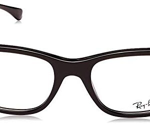 Ray-Ban RX5248-2000 Eyeglasses, Black, 51 mm