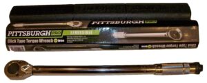 pittsburgh pro 239 professional drive click stop torque wrench