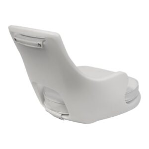 Wise 8WD015-3-710 Standard Compact Pilot Chair with Cushions and Mounting Plate, White