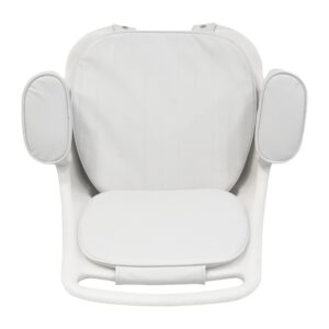 Wise 8WD1007-3-710 Captains Chair with Cushions and Mounting Plate, White