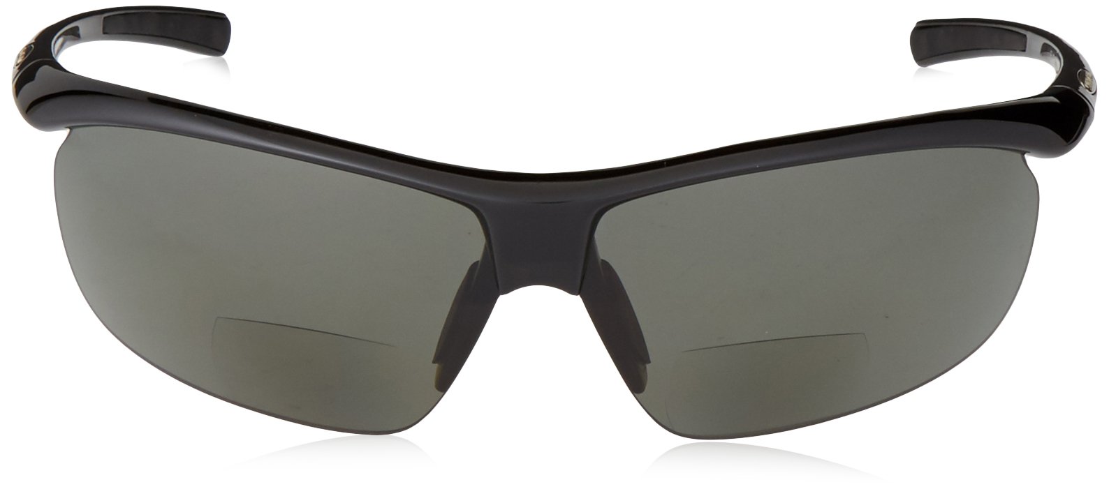 Suncloud Zephyr +2.50 Polarized Reader Sunglasses, Black Frame, Gray Polycarbonate Lenses