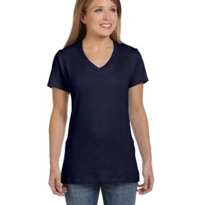 Hanes Womens Classic Athletic-t-shirts, Deep Navy, Large US