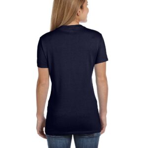 Hanes Womens Classic Athletic-t-shirts, Deep Navy, Large US