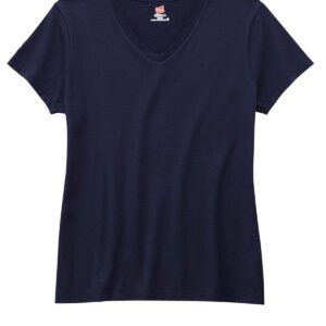 Hanes Womens Classic Athletic-t-shirts, Deep Navy, Large US