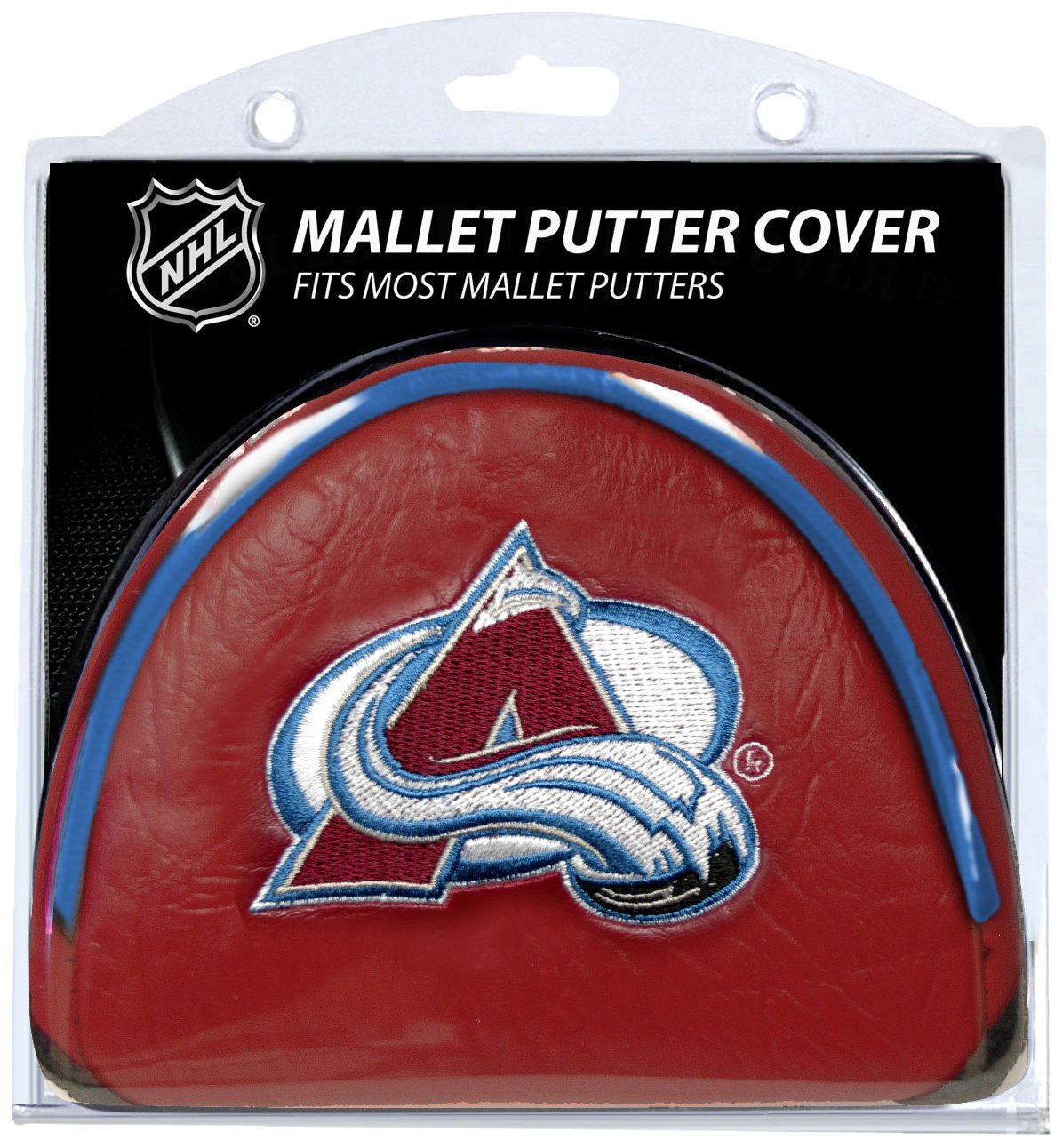 Team Golf NHL Colorado Avalanche Golf Mallet Putter Cover Golf Club Mallet Putter Headcover, Fits Most Mallet Putters, Scotty Cameron, Daddy Long Legs, Taylormade, Odyssey, Titleist, Ping, Callaway