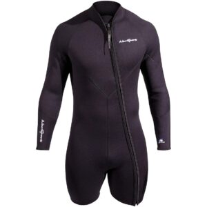 neosport men's 3mm waterman wetsuit jacket, xx-large, black