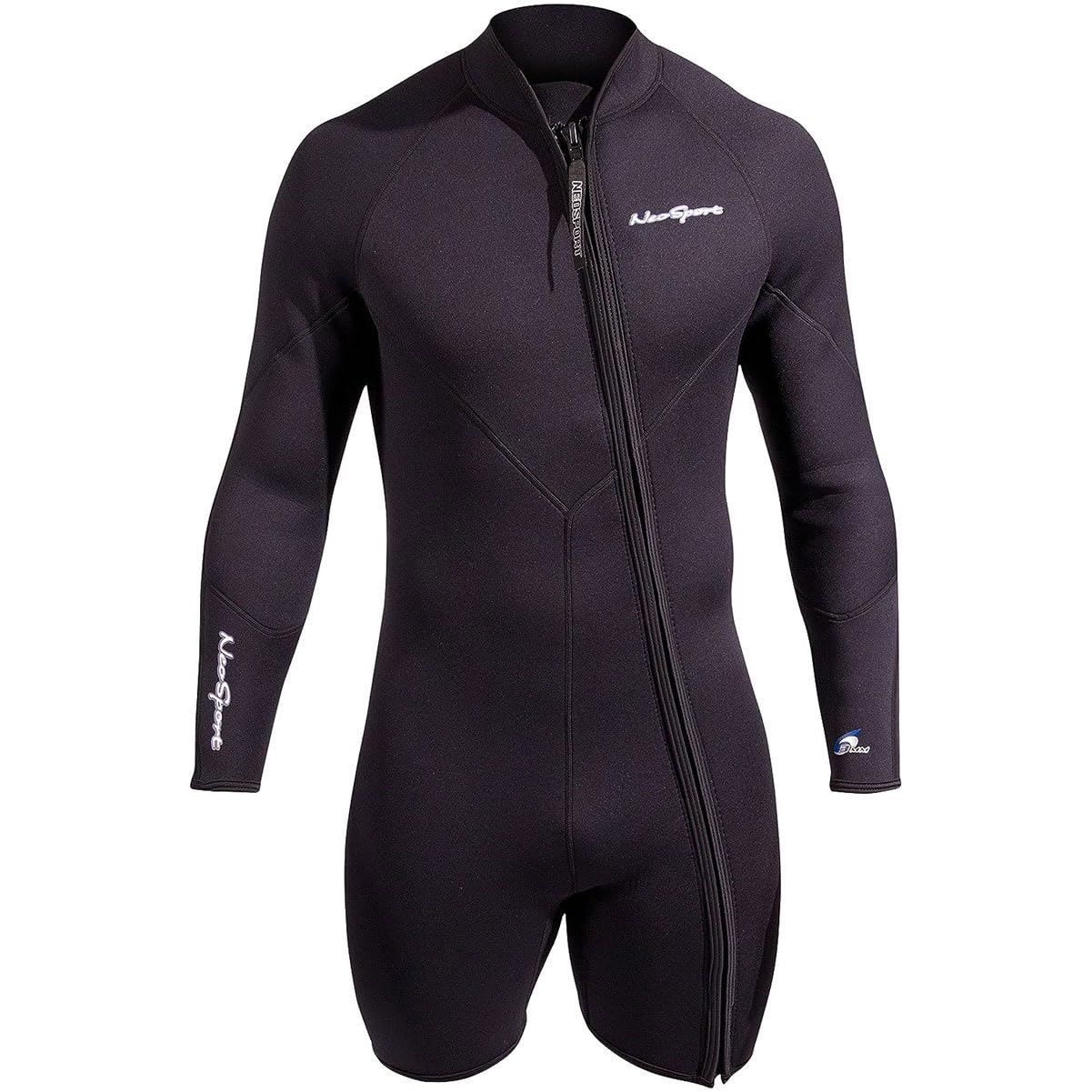 NeoSport Men's 3mm Waterman Wetsuit Jacket, XX-Large, Black