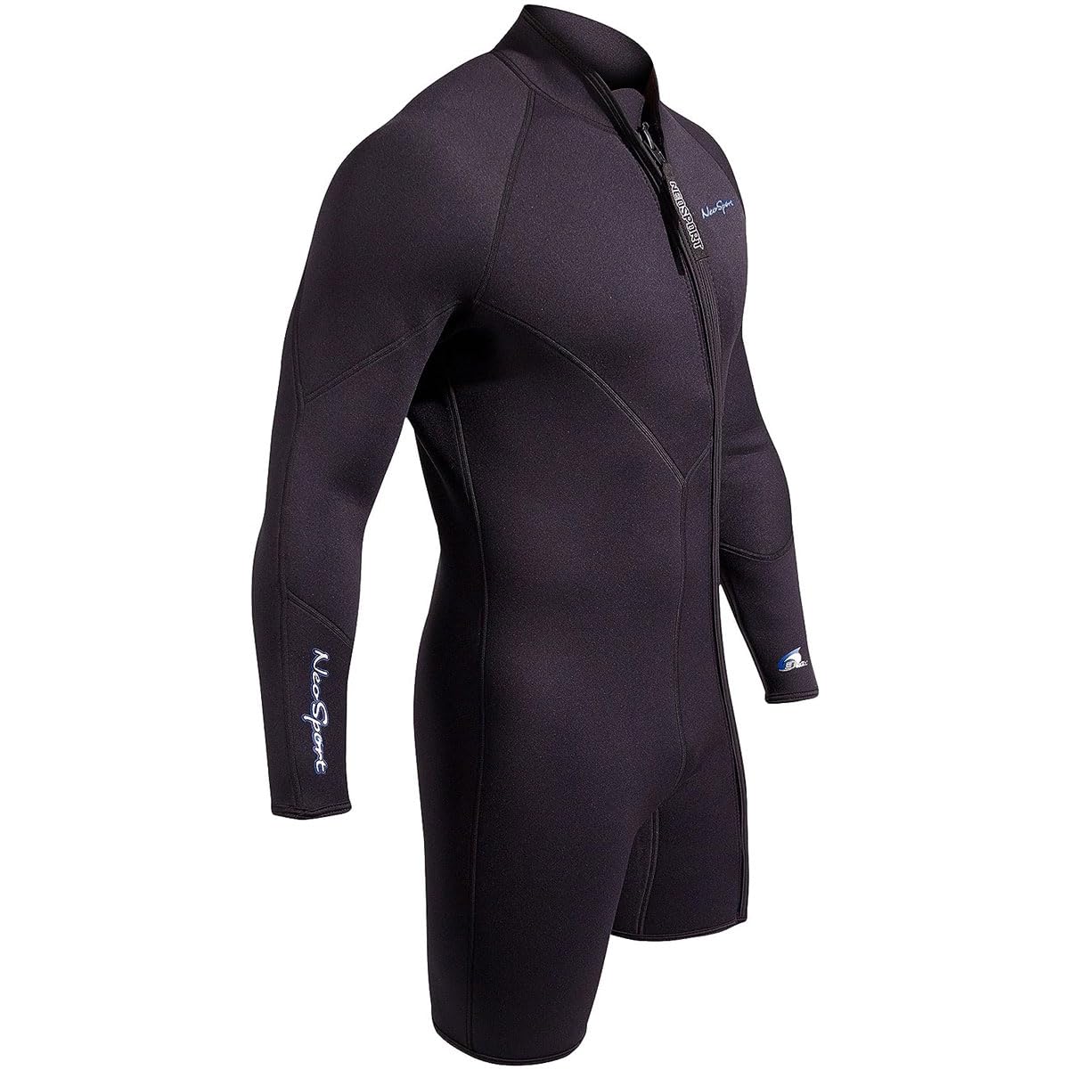 NeoSport Men's 3mm Waterman Wetsuit Jacket, XX-Large, Black