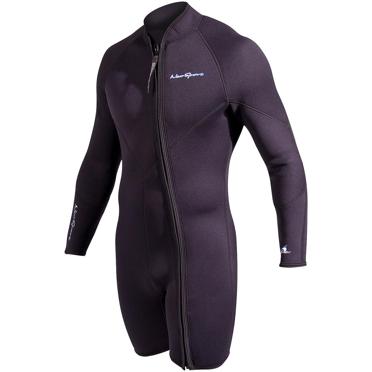 NeoSport Men's 3mm Waterman Wetsuit Jacket, XX-Large, Black