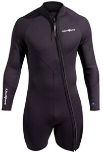 neosport men's neoprene 5mm waterman wetsuit jacket, large