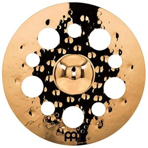 Meinl 18" Trash Crash Cymbal with Holes - Classics Custom Brilliant - Made in Germany, 2-YEAR WARRANTY (CC18TRC-B)