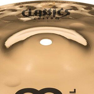 Meinl 10" Splash Cymbal - Classics Custom Extreme Metal - Made in Germany, 2-YEAR WARRANTY (CC10EMS-B)