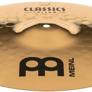 Meinl 15" Medium Crash Cymbal - Classics Custom Brilliant - Made in Germany, 2-YEAR WARRANTY (CC15MC-B)