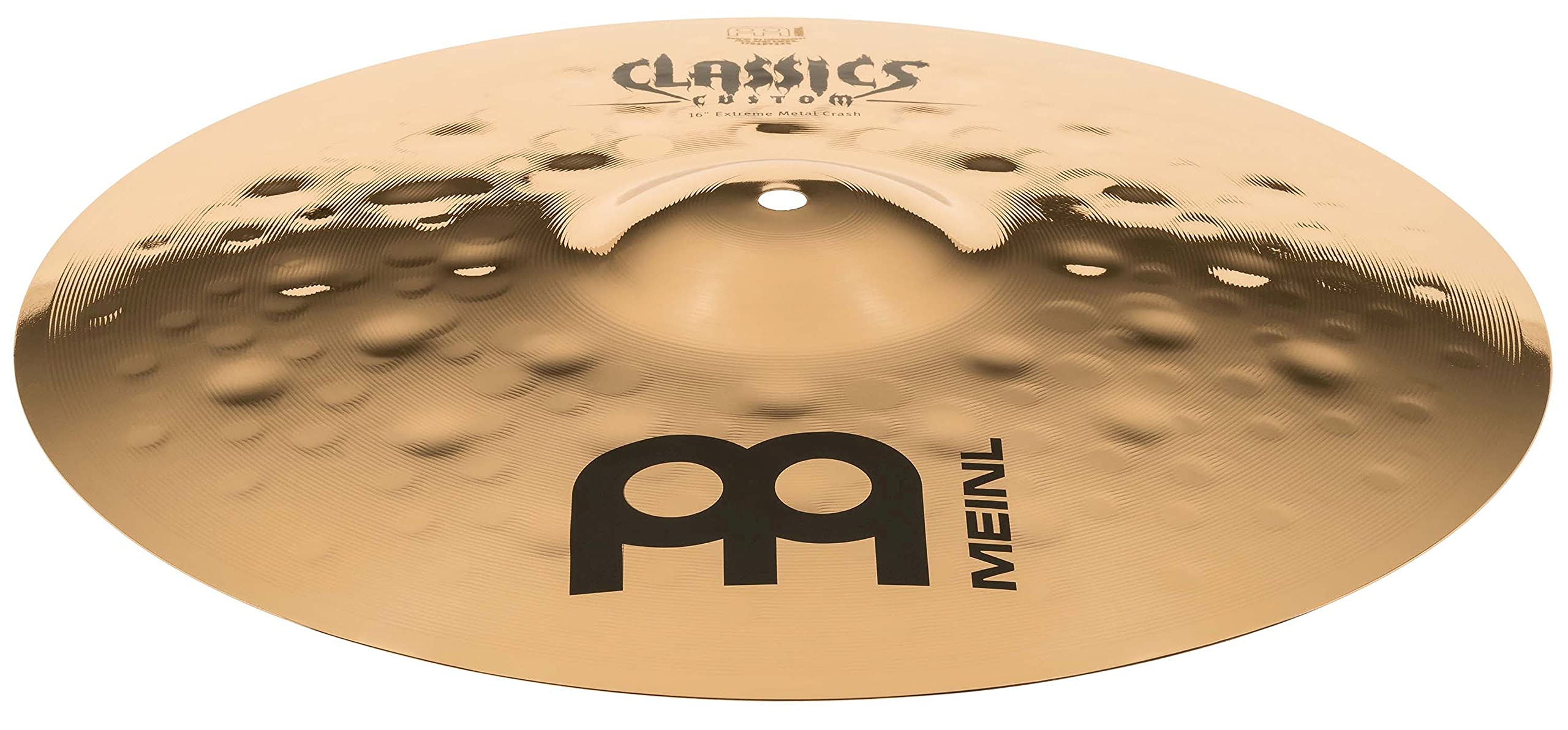 Meinl 16" Crash Cymbal - Classics Custom Extreme Metal - Made in Germany, 2-YEAR WARRANTY (CC16EMC-B)