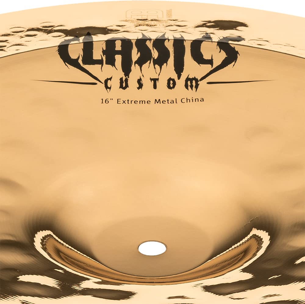 Meinl 16" China Cymbal - Classics Custom Extreme Metal - Made in Germany, 2-YEAR WARRANTY (CC16EMCH-B)