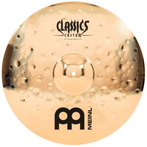 Meinl 18" Crash Cymbal - Classics Custom Extreme Metal - Made in Germany, 2-YEAR WARRANTY (CC18EMC-B)