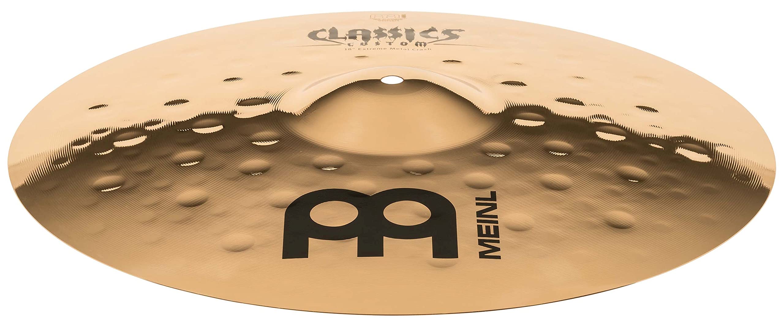 Meinl 18" Crash Cymbal - Classics Custom Extreme Metal - Made in Germany, 2-YEAR WARRANTY (CC18EMC-B)