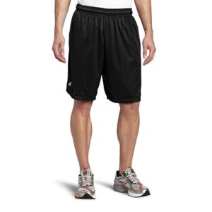 russell athletic mens mesh pocket short, black, x-large us