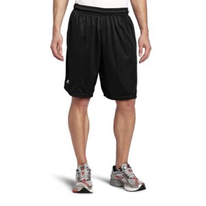 russell athletic mens mesh pocket short, black, xx-large us