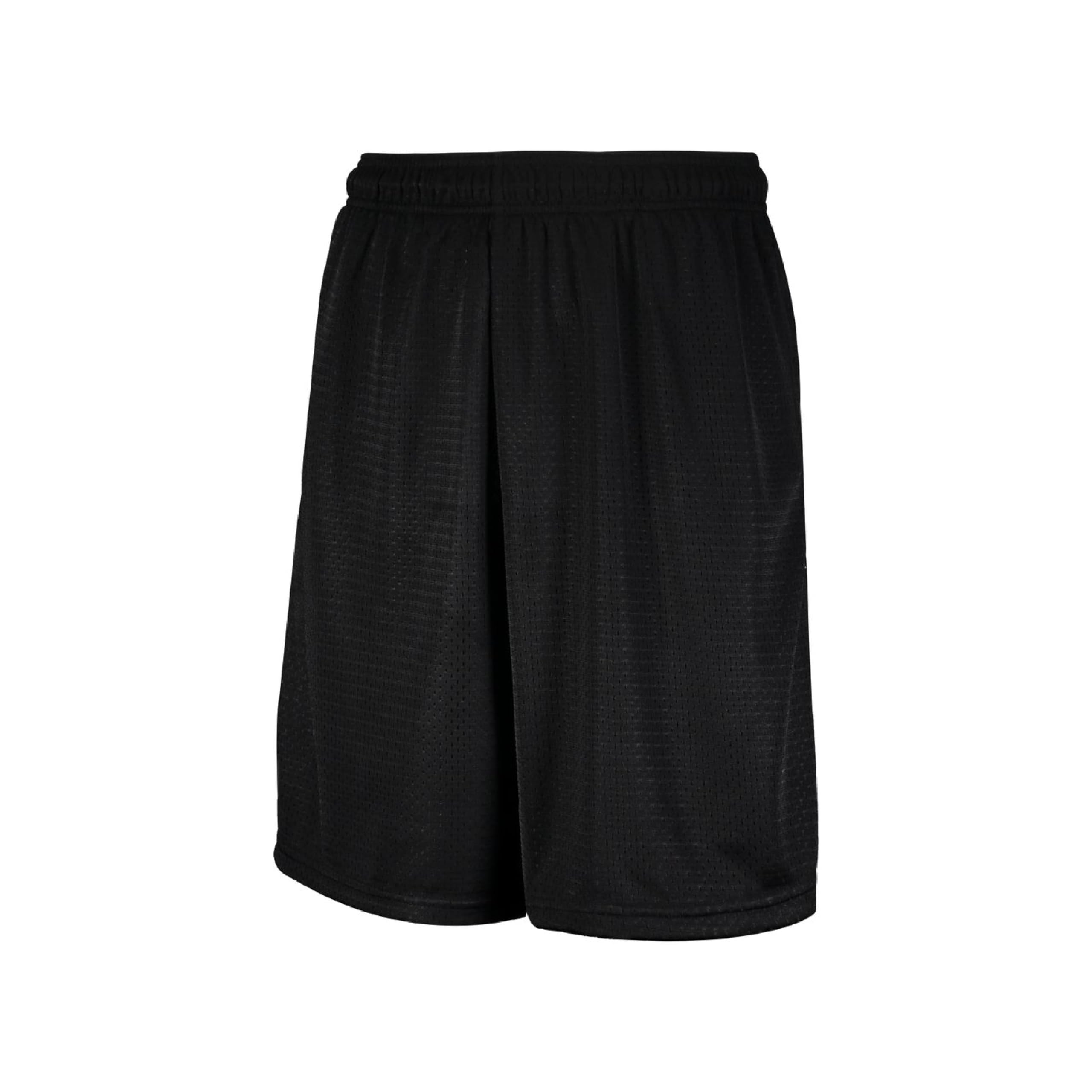 Russell Athletic Mens Mesh Pocket Short, Black, XX-Large US