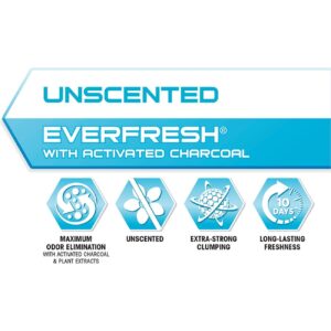 Ever Clean Ever Fresh Litter with Activated Charcoal , Unscented, 25 Pounds